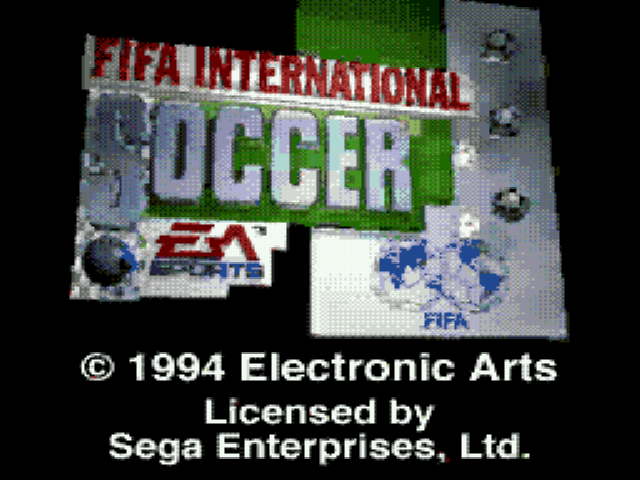 FIFA International Soccer Title Screen